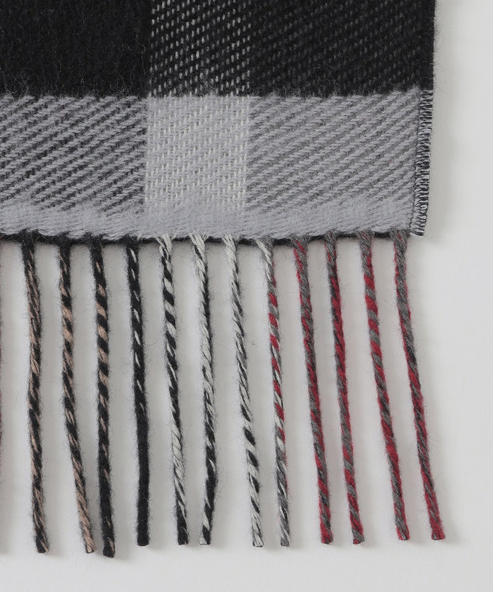 渋谷店・WEB限定】パッチワークランダムチェックマフラー（マフラー