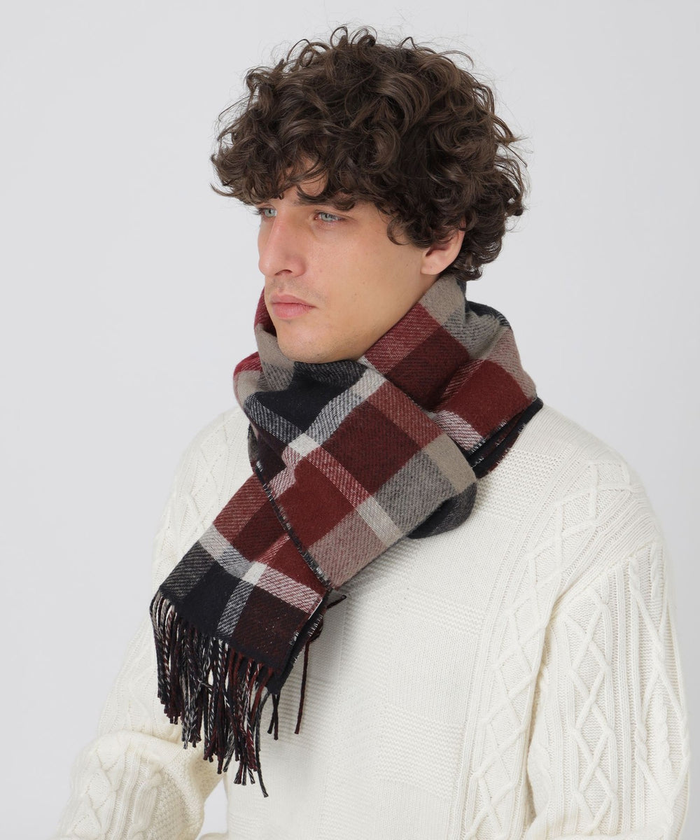 commedesgarconsshirt チェックマフラー 一部店舗限定】クレイジーパターンクレストブリッジチェックマフラー