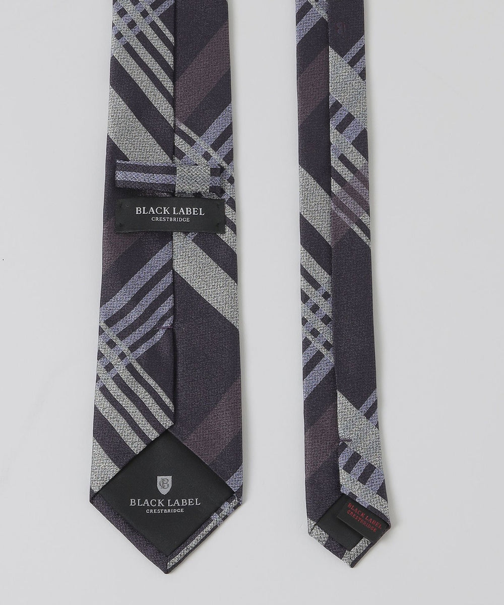 【新品タグ付】BLACK LABEL CRESTBRIDGE ネクタイ チェック アクセントペンチェックタイ（ネクタイ/チーフ）｜BLACK LABEL