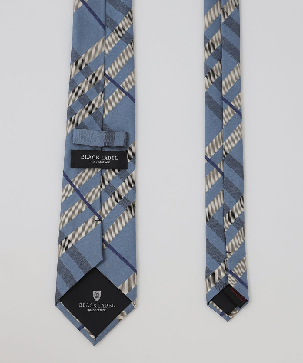 サテンコンビチェックタイ（ネクタイ/チーフ）｜BLACK LABEL
