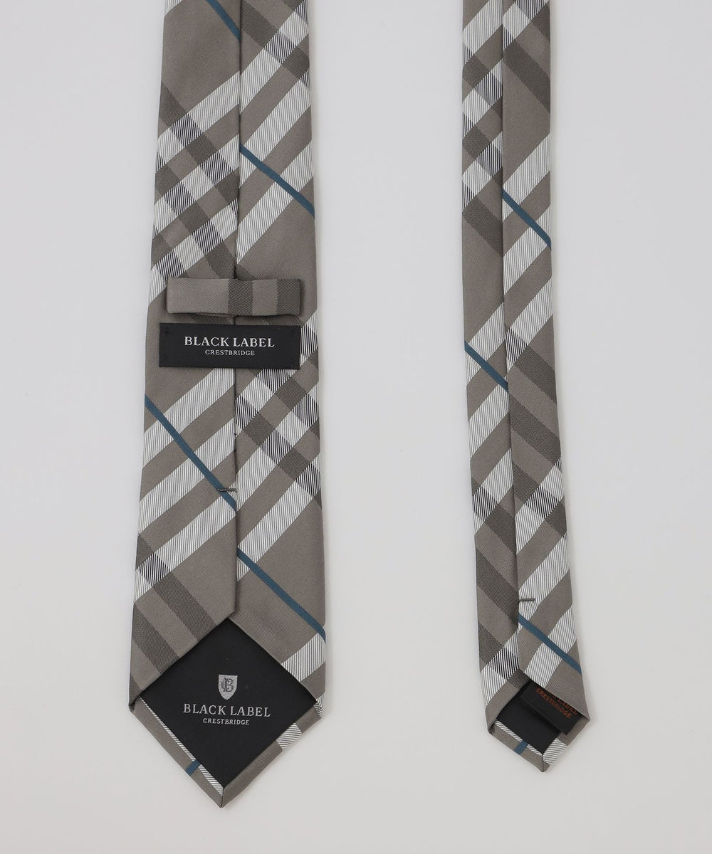 新品　バーバリー　日本製　ブラックレーベルクレストブリッジ　ネクタイ 未使用品 ブラックレーベル クレストブリッジ ネクタイ ブラック