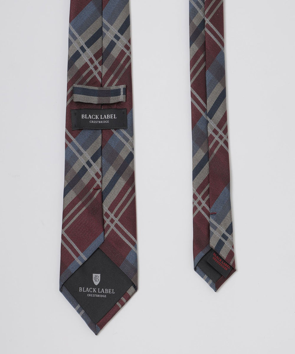 BLACK LABEL CRESTBRIDGE バーバリー ネクタイ　チェック ヘリンボーンクレストブリッジチェックタイ（ネクタイ/チーフ）｜BLACK
