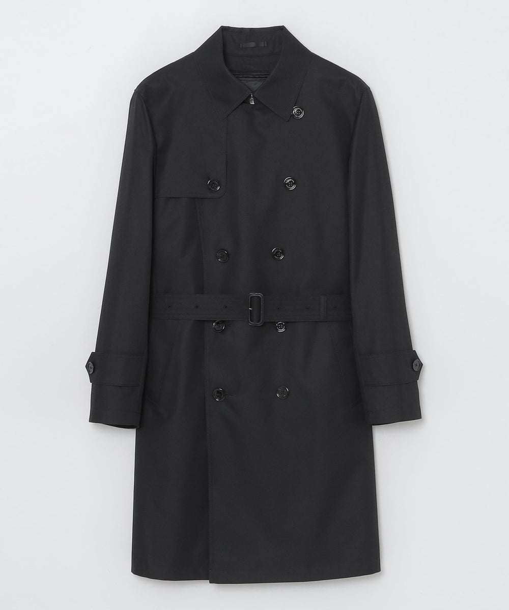 【BLACK LABEL CRESTBRIDGE】トレンチコート マイクロピーチギャバジンダブルトレンチコート（コート