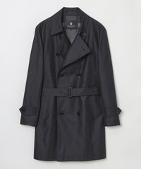 一部店舗限定】ギャバジンダブルトレンチコート（コート）｜BLACK