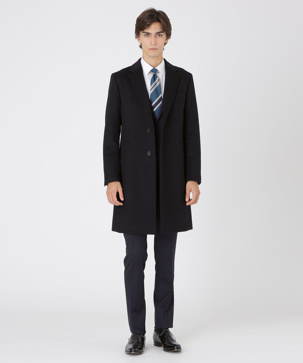 BLACK LABEL CRESTBRIDGE チェスターコート M カルゼビーバーチェスターフィールドコート（コート）｜BLACK