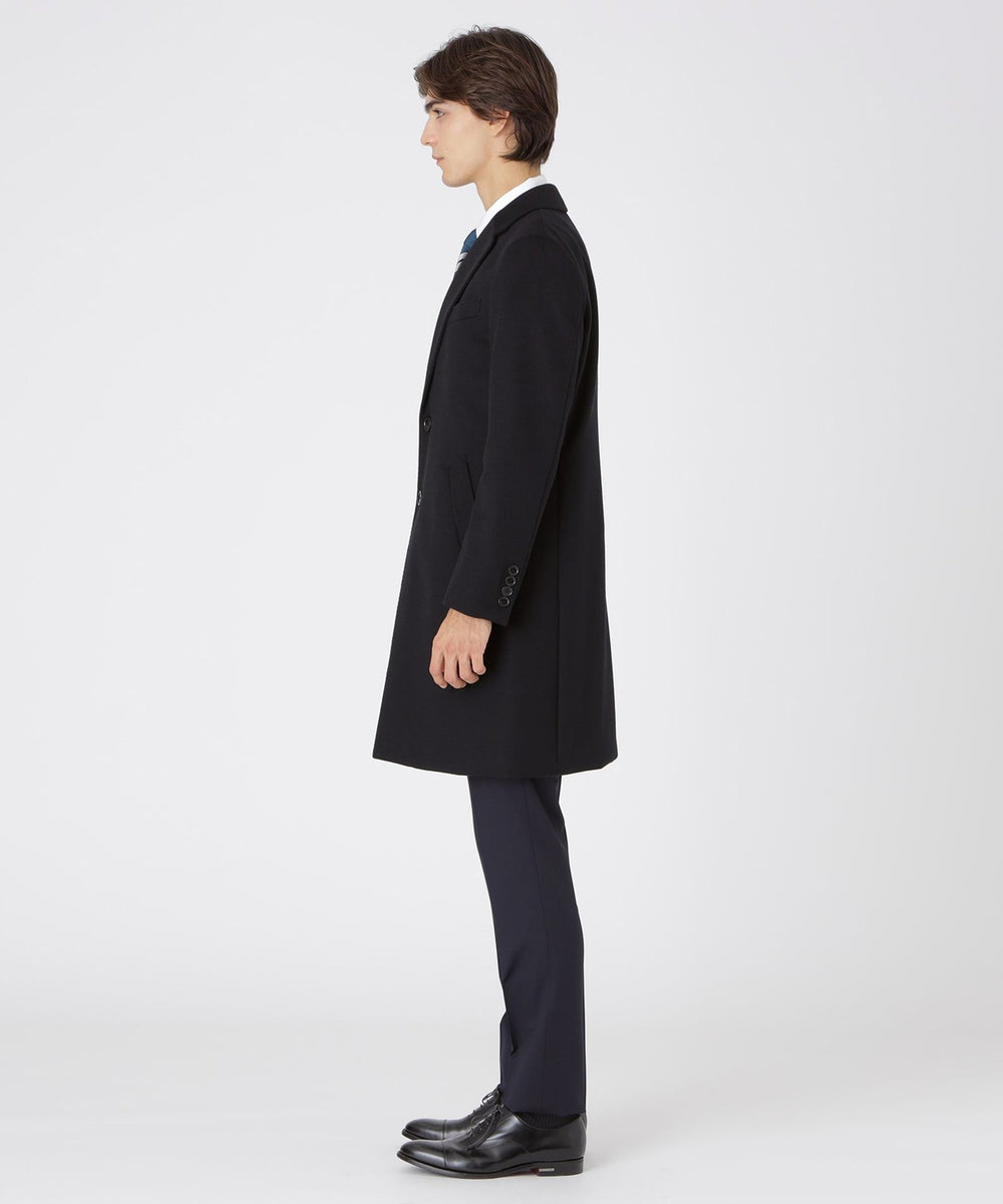 カルゼビーバーチェスターフィールドコート（コート）｜BLACK