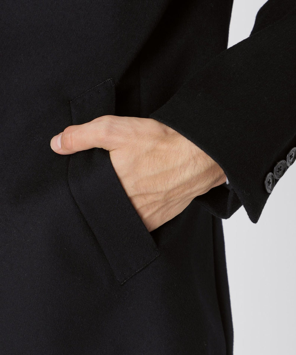 カルゼビーバーチェスターフィールドコート（コート）｜BLACK