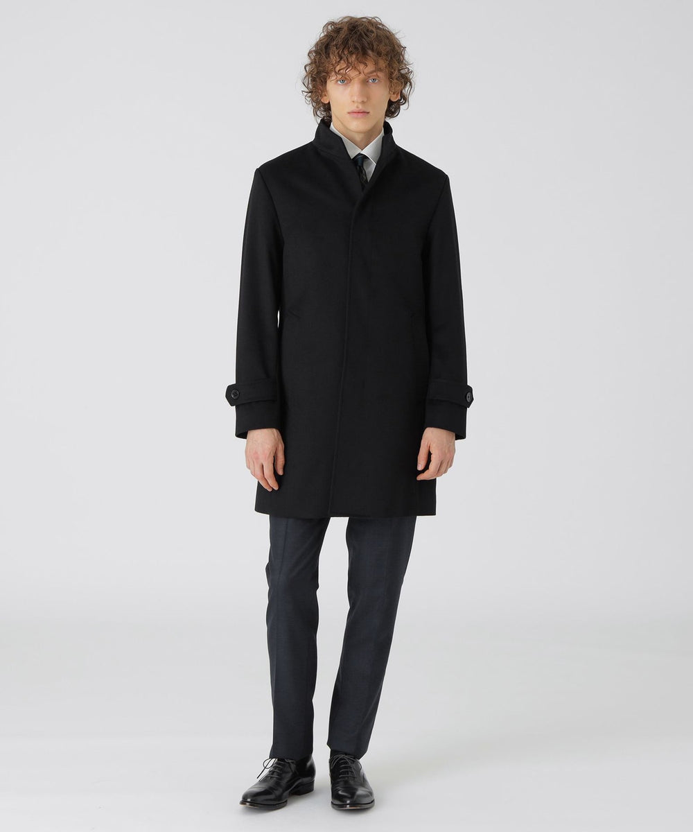 一部店舗限定】ウールスタンドカラーコート（コート）｜BLACK LABEL