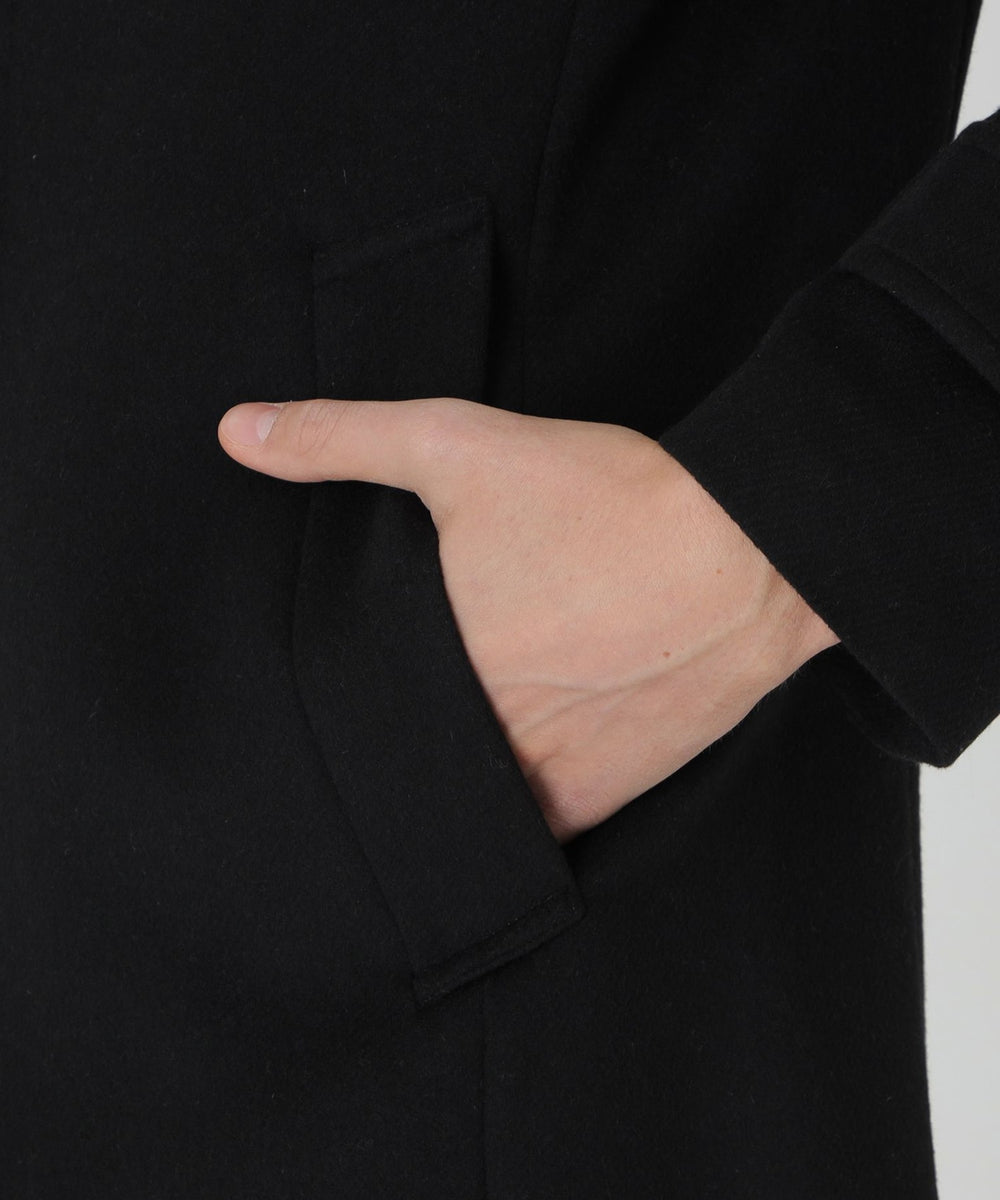 一部店舗限定】ウールビーバースタンドコート（コート）｜BLACK LABEL