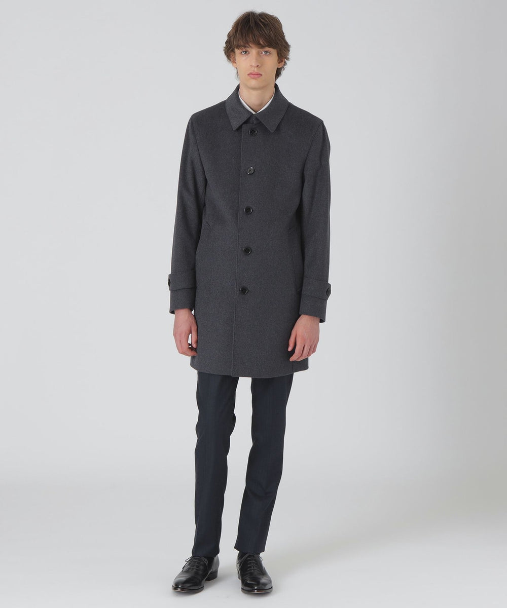一部店舗限定】ウールビーバーステンカラーコート（コート）｜BLACK