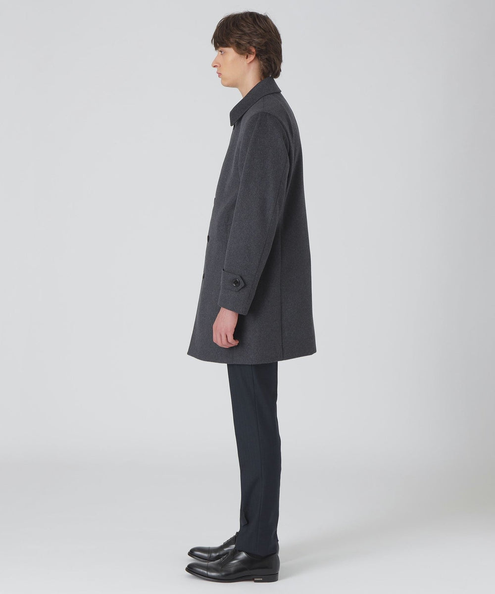 一部店舗限定】ウールビーバーステンカラーコート（コート）｜BLACK