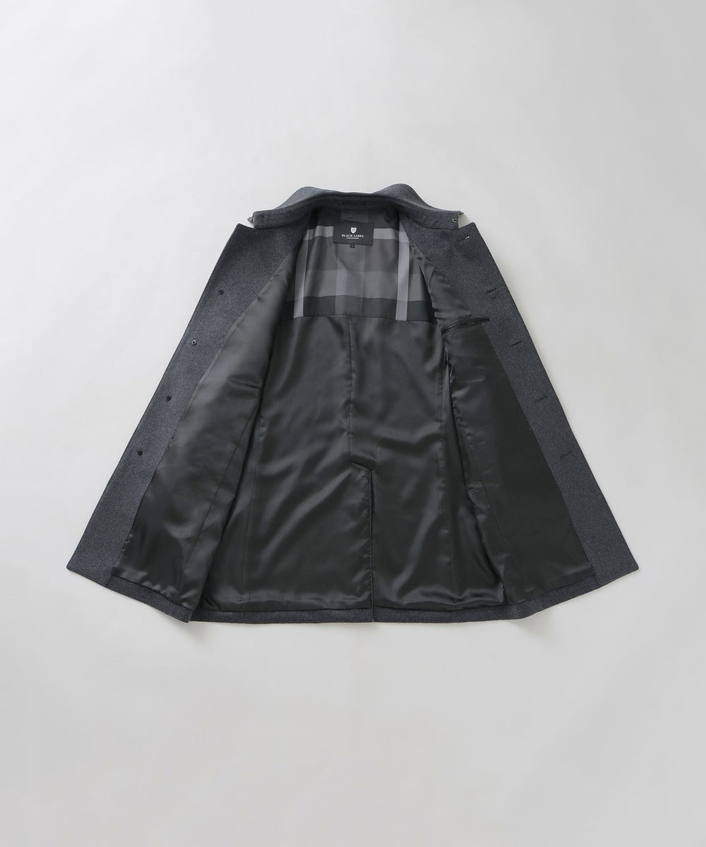 一部店舗限定】ウールビーバーステンカラーコート（コート）｜BLACK