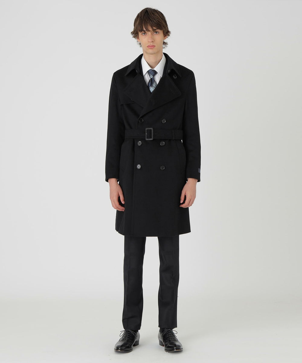 BLACK LABEL CRESTBRIDGE／トレンチコート／　L BLACK LABEL CRESTBRIDGE 最高級カシミヤ トレンチコート