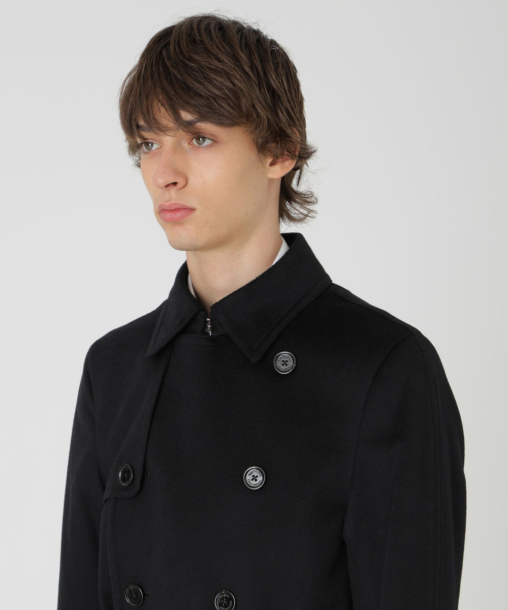 ★美品★KRIZIA メンズ　デザインコート　黒色　Lサイズ ☆美品☆KRIZIA メンズ デザインコート Lサイズ