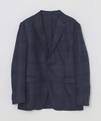 予約販売】シャドーチェックカラミジャケット（ジャケット）｜BLACK