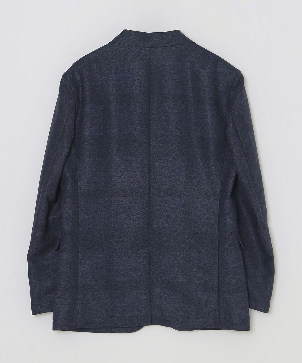 予約販売】シャドーチェックカラミジャケット（ジャケット）｜BLACK