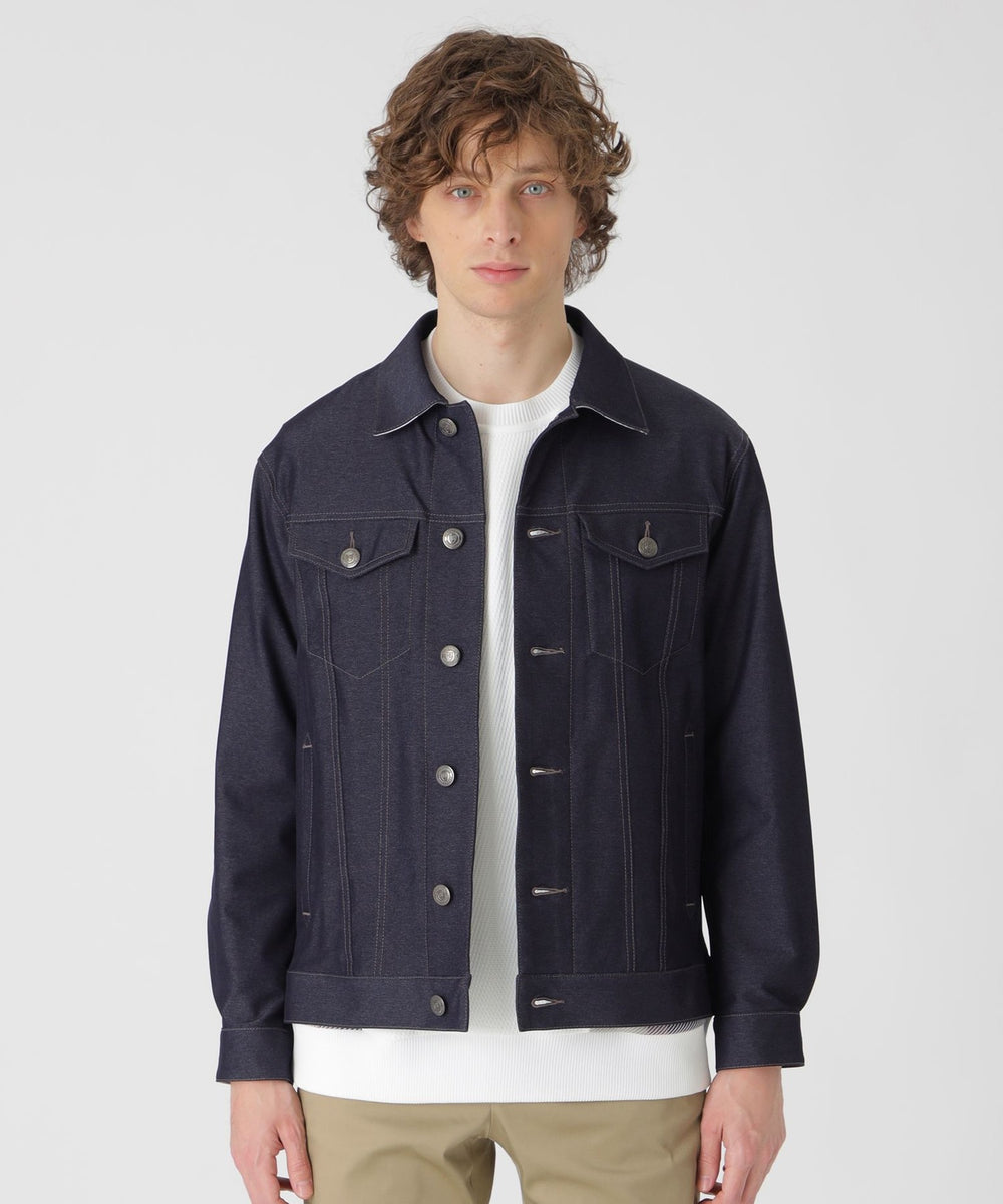 【未使用級】ブラックレーベルクレストブリッジ デニム ジャケット Gジャン テクニカルデニムGジャン（ブルゾン）｜BLACK LABEL CRESTBRIDGE