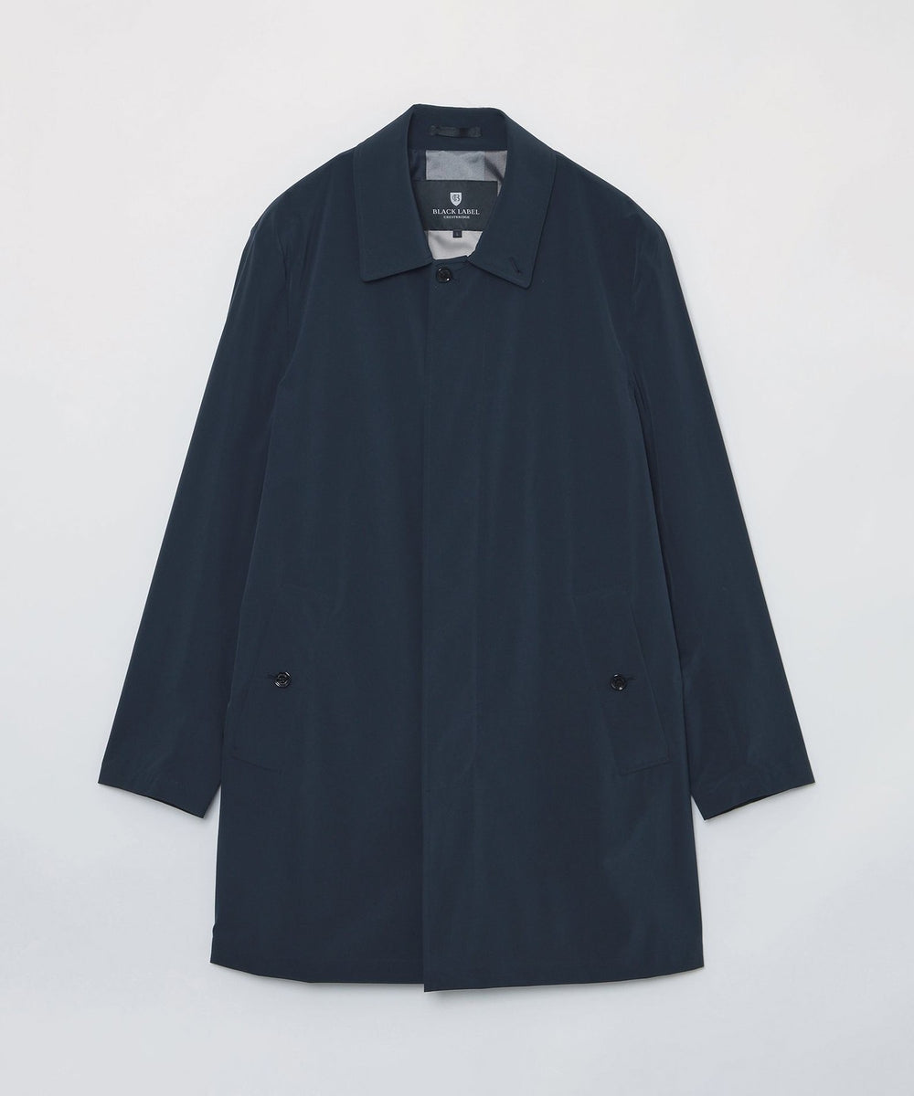 BLACK LABEL クレストブリッジ　ステンカラーコート ハウンドトゥース ブラックレーベルクレストブリッジ BLACK LABEL CRESTBRIDGE シャドー
