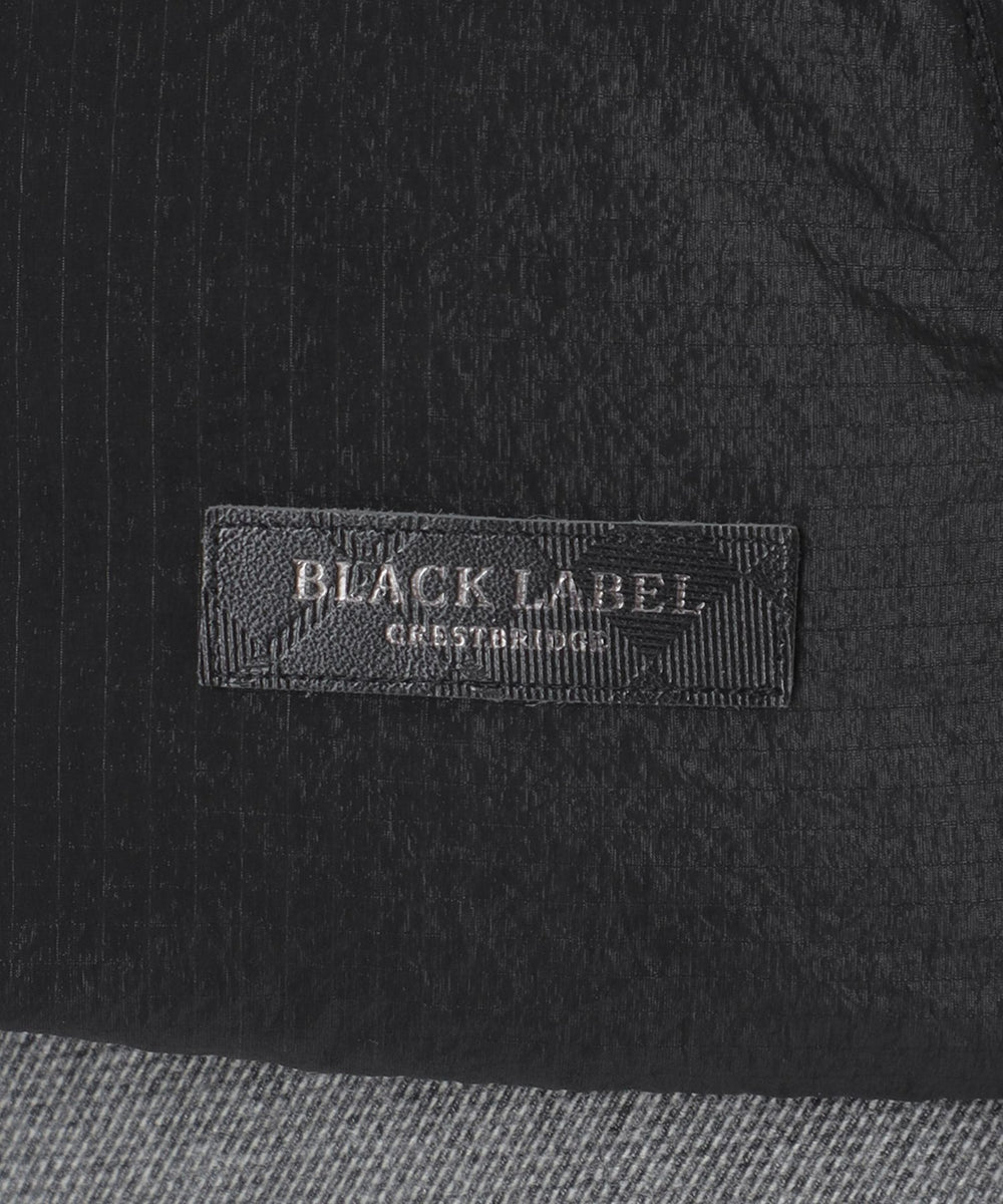 ファブリックコンビダウンベスト（ブルゾン）｜BLACK LABEL