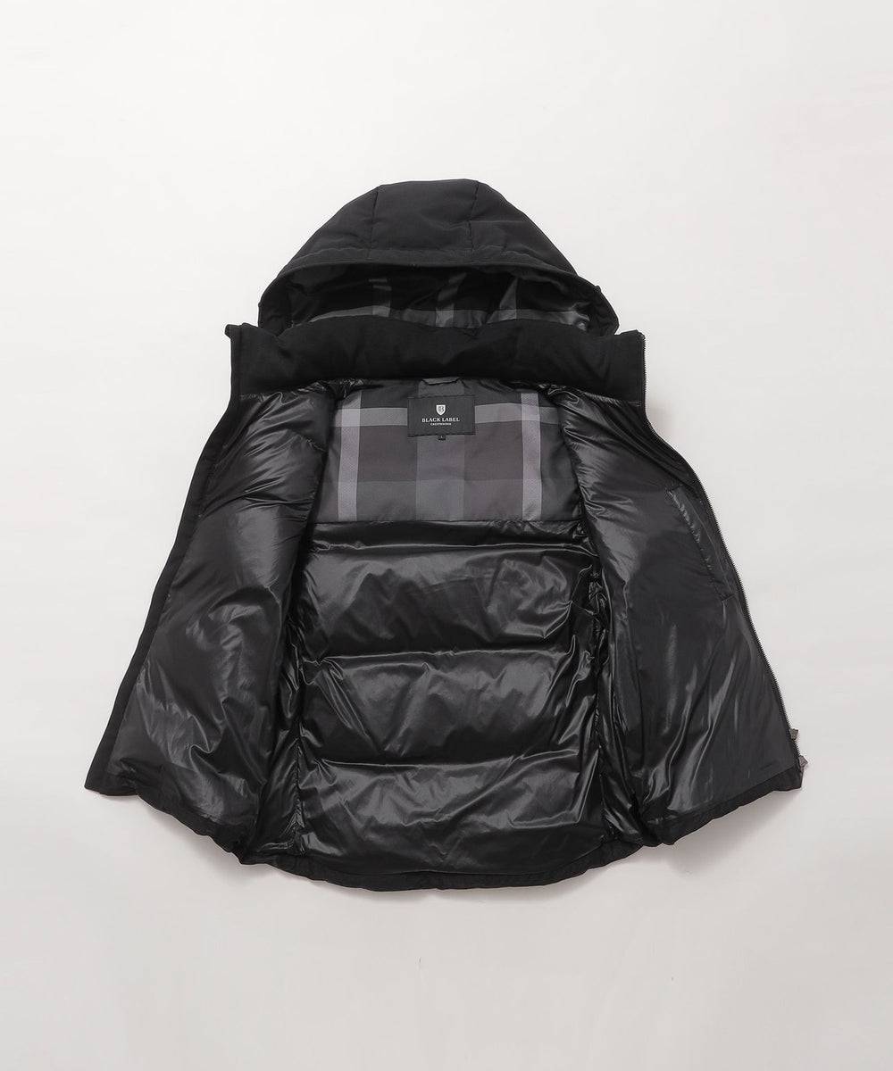 ファブリックコンビダウンベスト（ブルゾン）｜BLACK LABEL