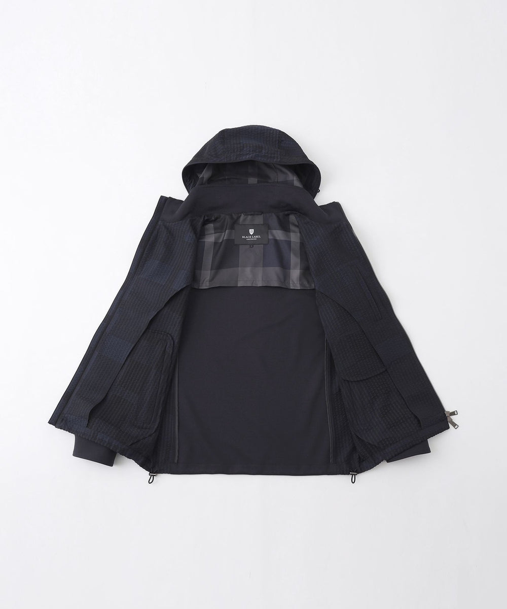 BLACK LABEL CRESTBRIDGE フード付きブルゾン　L シャドークレストブリッジチェックパデッドパーカー（ブルゾン