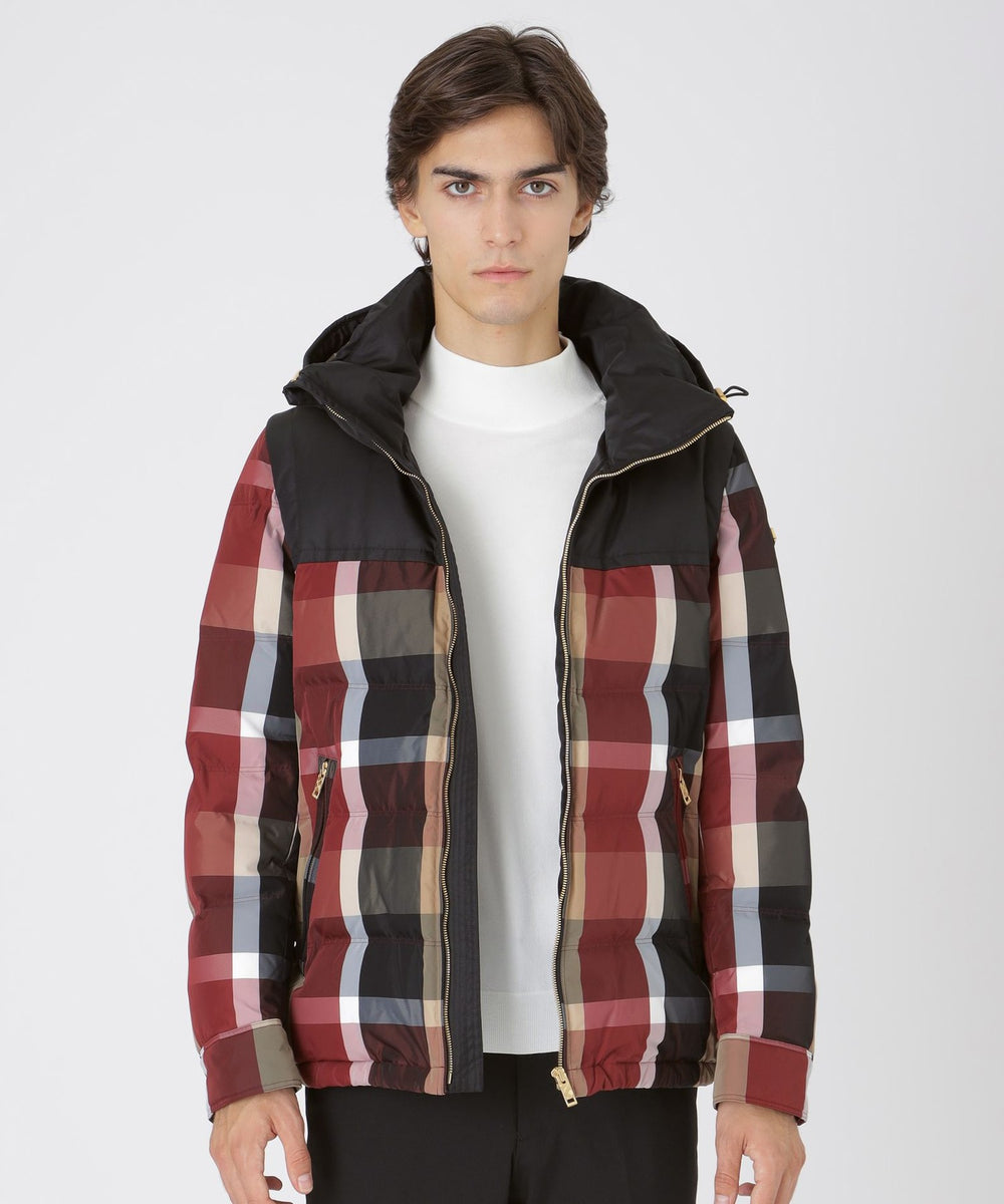 【予約販売】【10th ANNIVERSARY】LIMONTAナイロンクレストブリッジチェックダウン