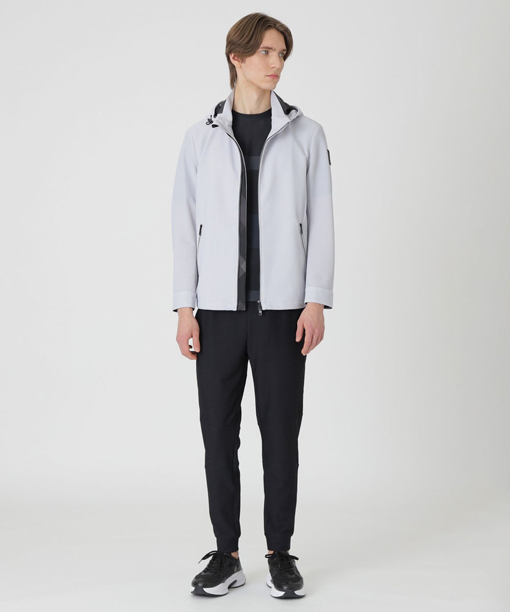 BLACK LABEL CRESTBRIDGEハイストレッチメランジパーカーLL メランジラミーバックチェックパーカー（カットソー）｜BLACK LABEL