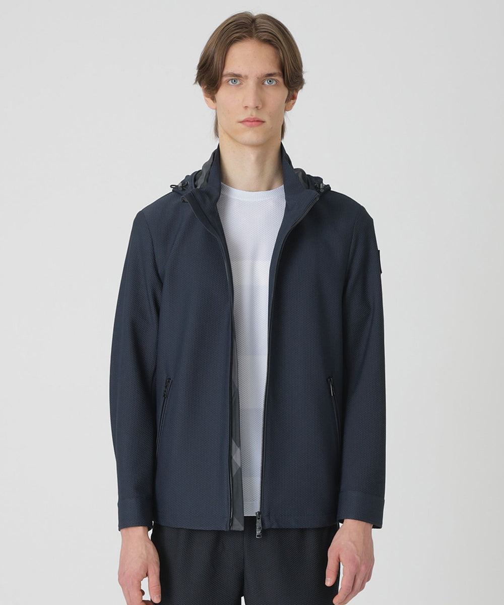 ブルーレーベルベーシックパーカーブラックサイズ38 ブルーレーベルクレストブリッジ BLUE LABEL CRESTBRIDGE ストレッチ