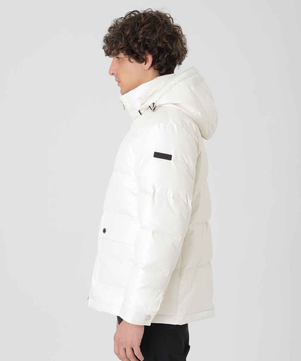 【新品未使用】regleam ドロストフーディーブルゾン ホワイト ドロストブルゾン｜DRAWSTRING BLOUSONの通販｜regleam