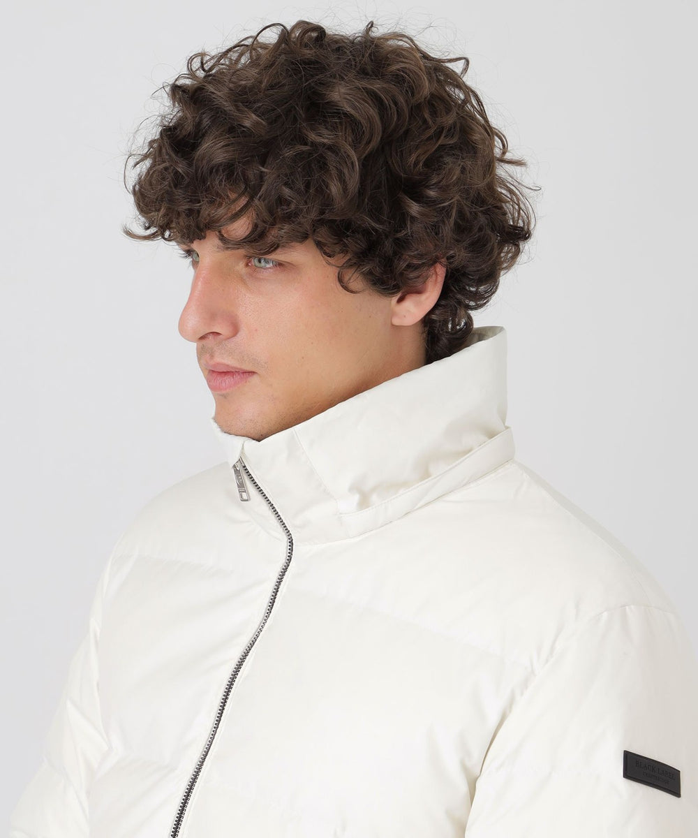 クレストブリッジチェックコンビショートダウン（ブルゾン）｜BLACK