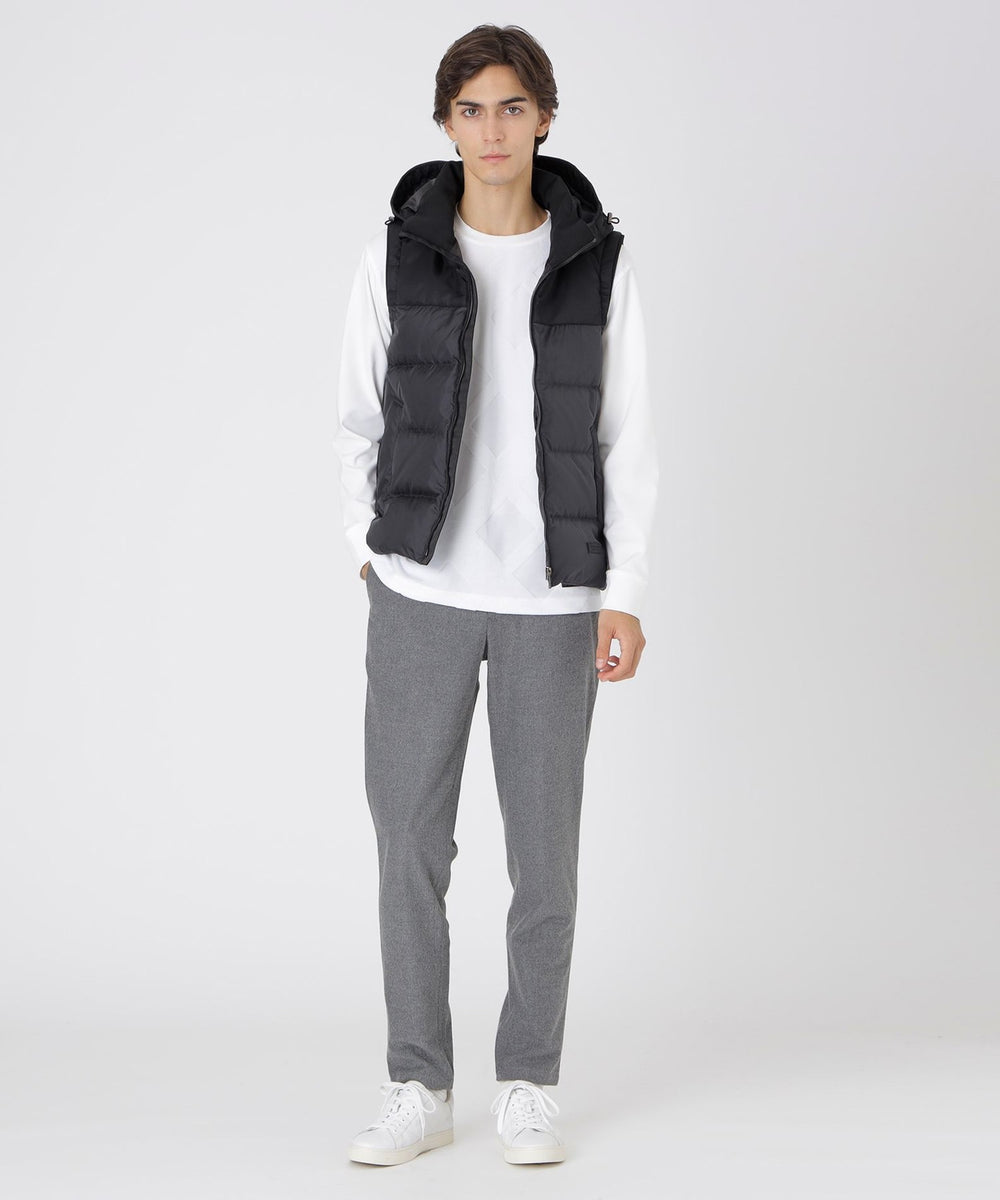 BLACK LABEL CRESTBRIDGE ダウンベスト　リバーシブル 一部店舗限定】パーシャルチェックダウンベスト（ブルゾン）｜BLACK