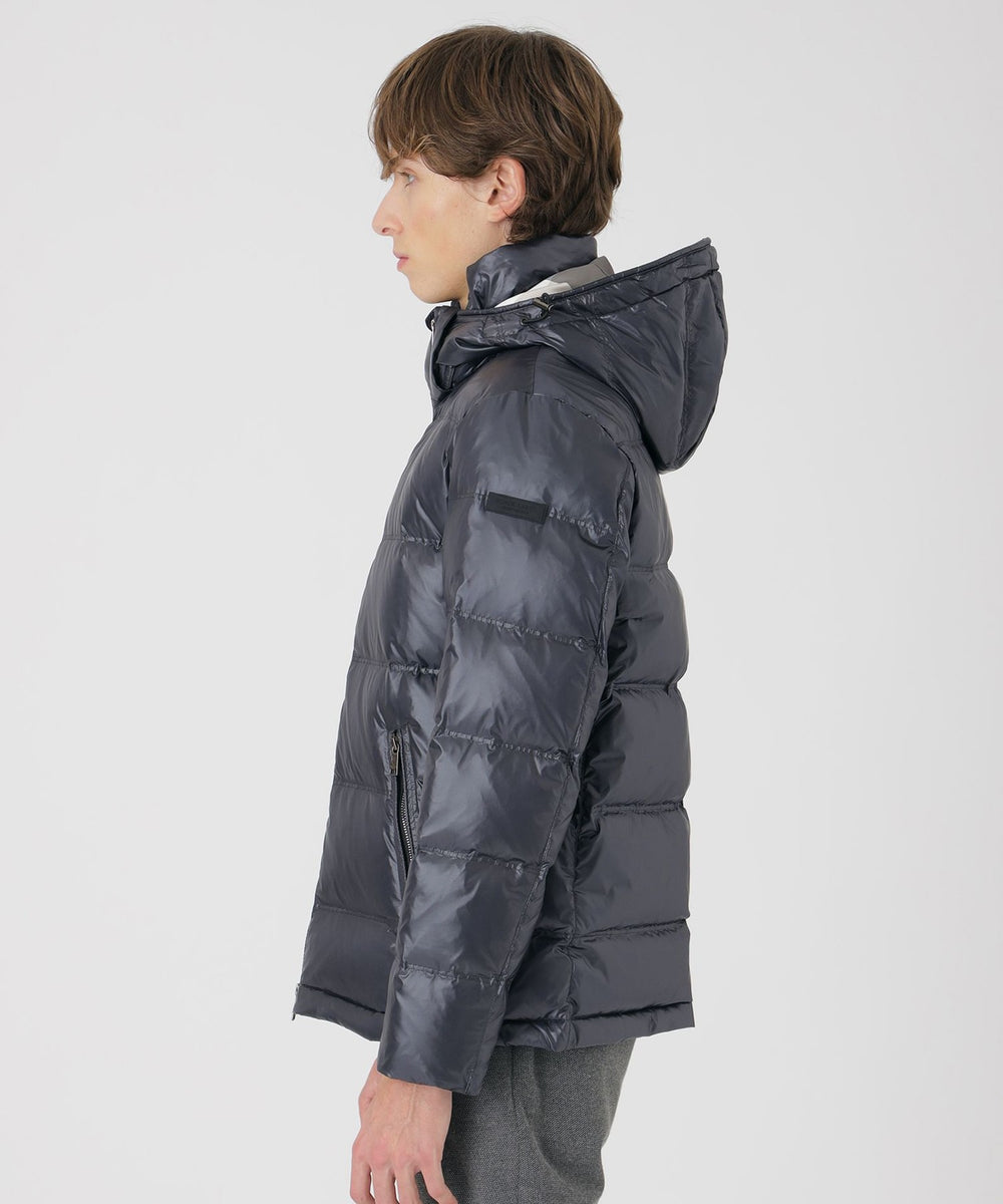 一部店舗限定】クレストブリッジチェックコンビネーションダウン