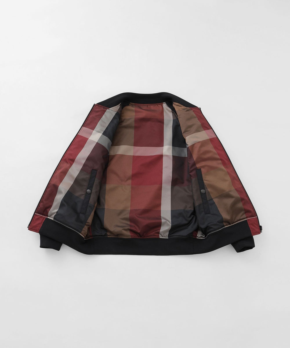 一部店舗限定】リバーシブルクレストブリッジチェックMA-1