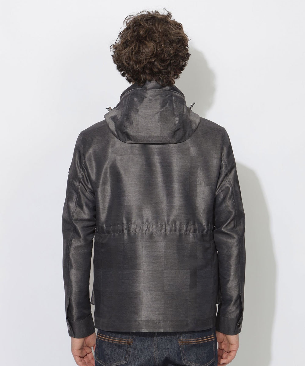 ✨️美品✨️BLACK LABEL ジャンパー　パーカー　ブルゾン　 グレー　M WEB限定】シャドーチェックM65パーカー（ブルゾン）｜BLACK LABEL