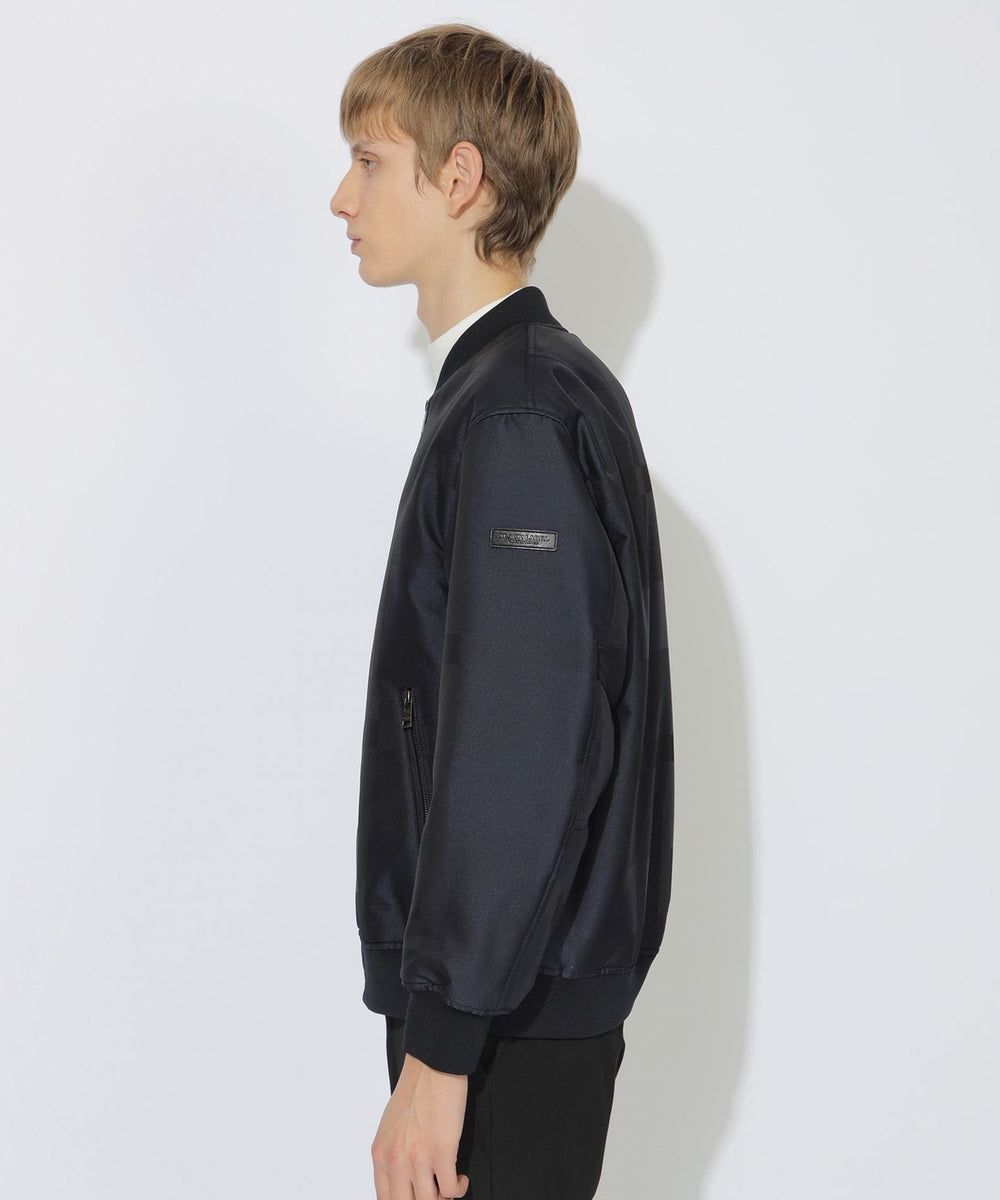 WEB限定】シャドーチェックパデッドMA-1（ブルゾン）｜BLACK LABEL