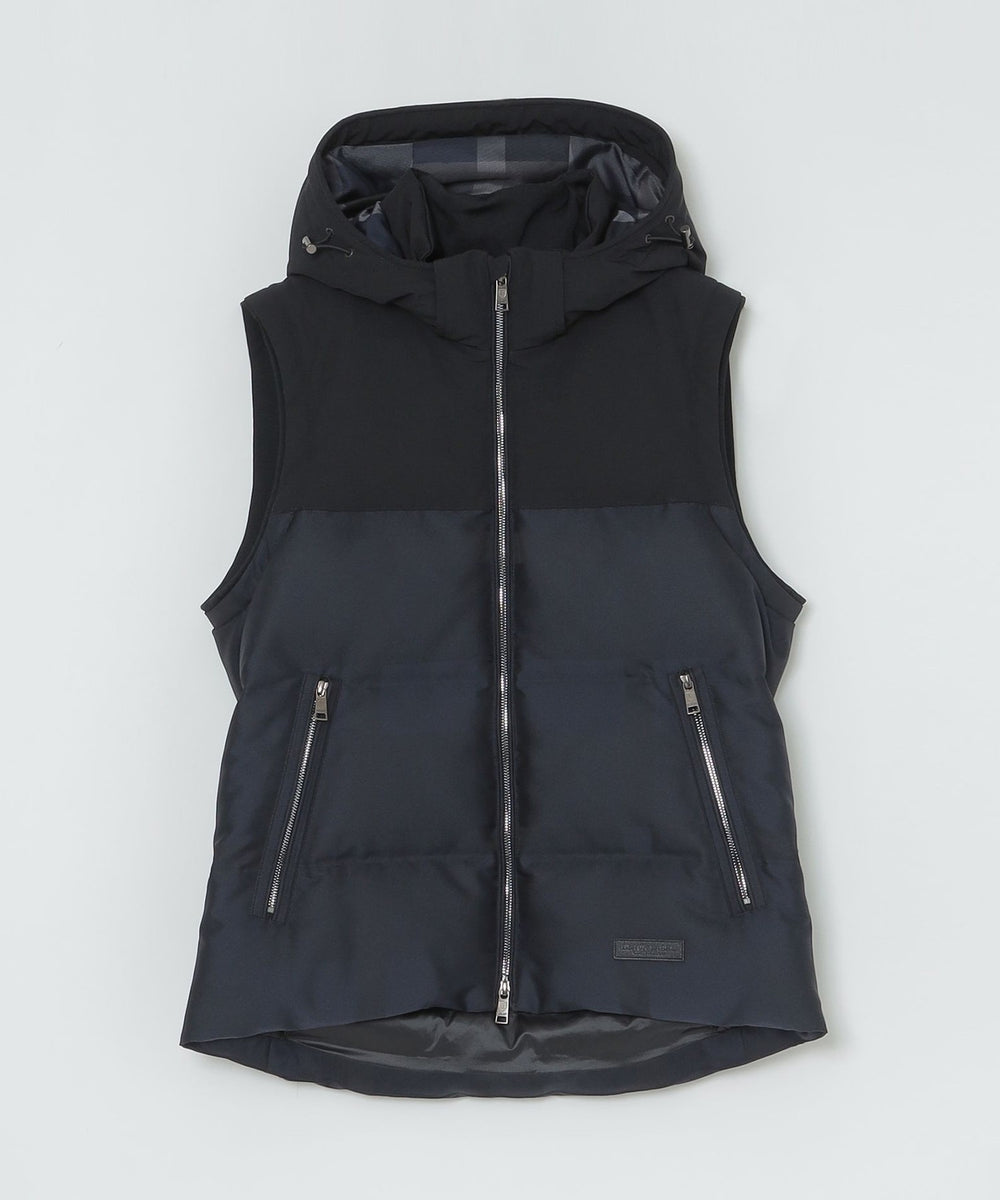 6150 美品✨ ブルーレーベルクレストブリッジ ダウンベスト チェック ファー WEB限定】シャドーチェックダウンベスト（ブルゾン）｜BLACK LABEL