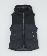 WEB限定】シャドーチェックダウンベスト（ブルゾン）｜BLACK LABEL