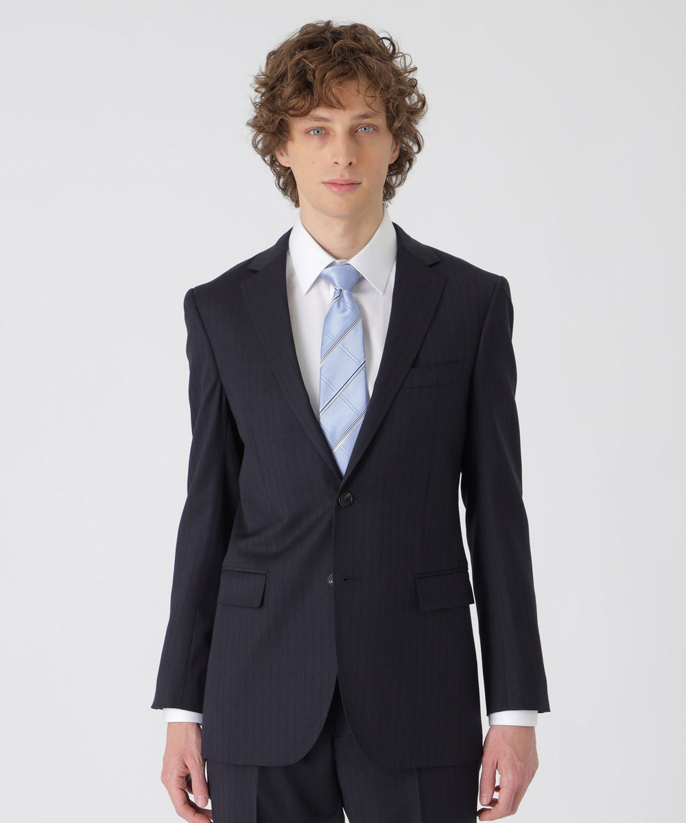 トーナルブルーストライプネイビースーツ（スーツ）｜BLACK LABEL