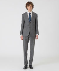 ✨極美品✨ブラックレーベル　トラベルスーツ　メランジグレー ストレッチ　M エメラルドグリーンペングレンチェックスーツ（スーツ）｜BLACK LABEL