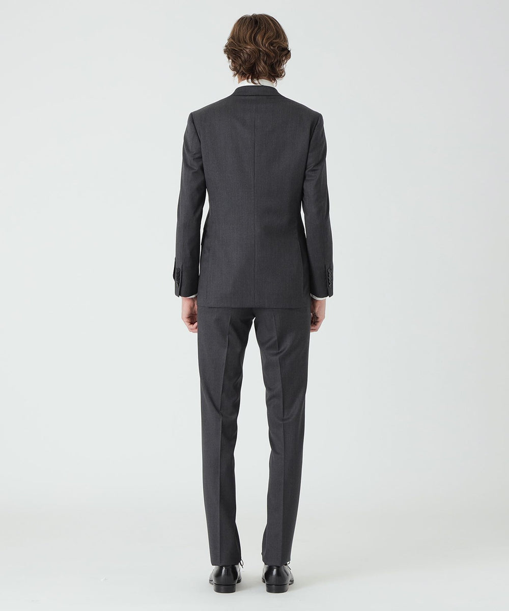 MARTINSONSダークグレーソリッド（スーツ）｜BLACK LABEL CRESTBRIDGE