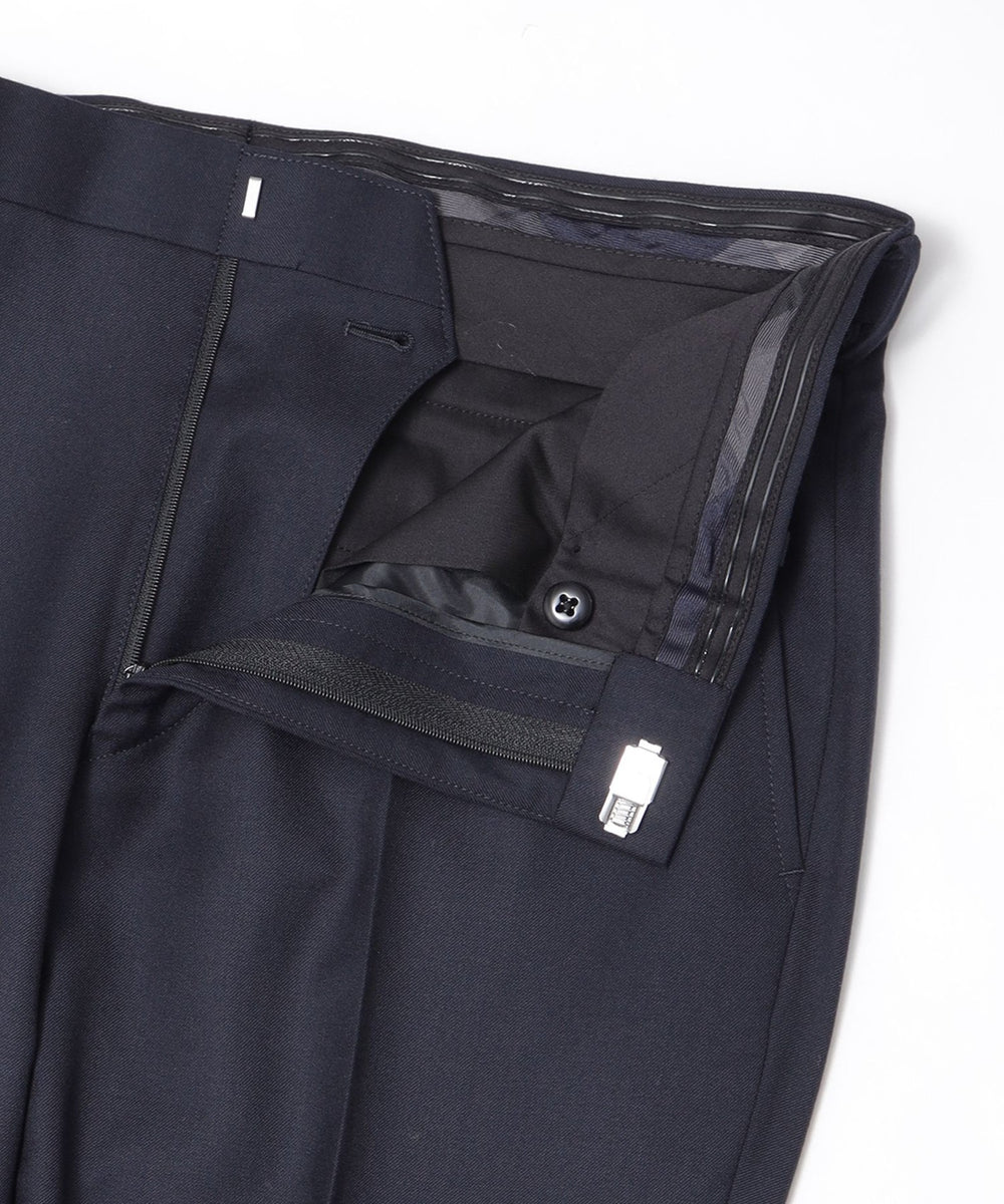 BLACK LABEL CRESTBRIDGE ビジネススーツ ネイビー プレミアムネイビーソリッドスーツ（スーツ）｜BLACK LABEL