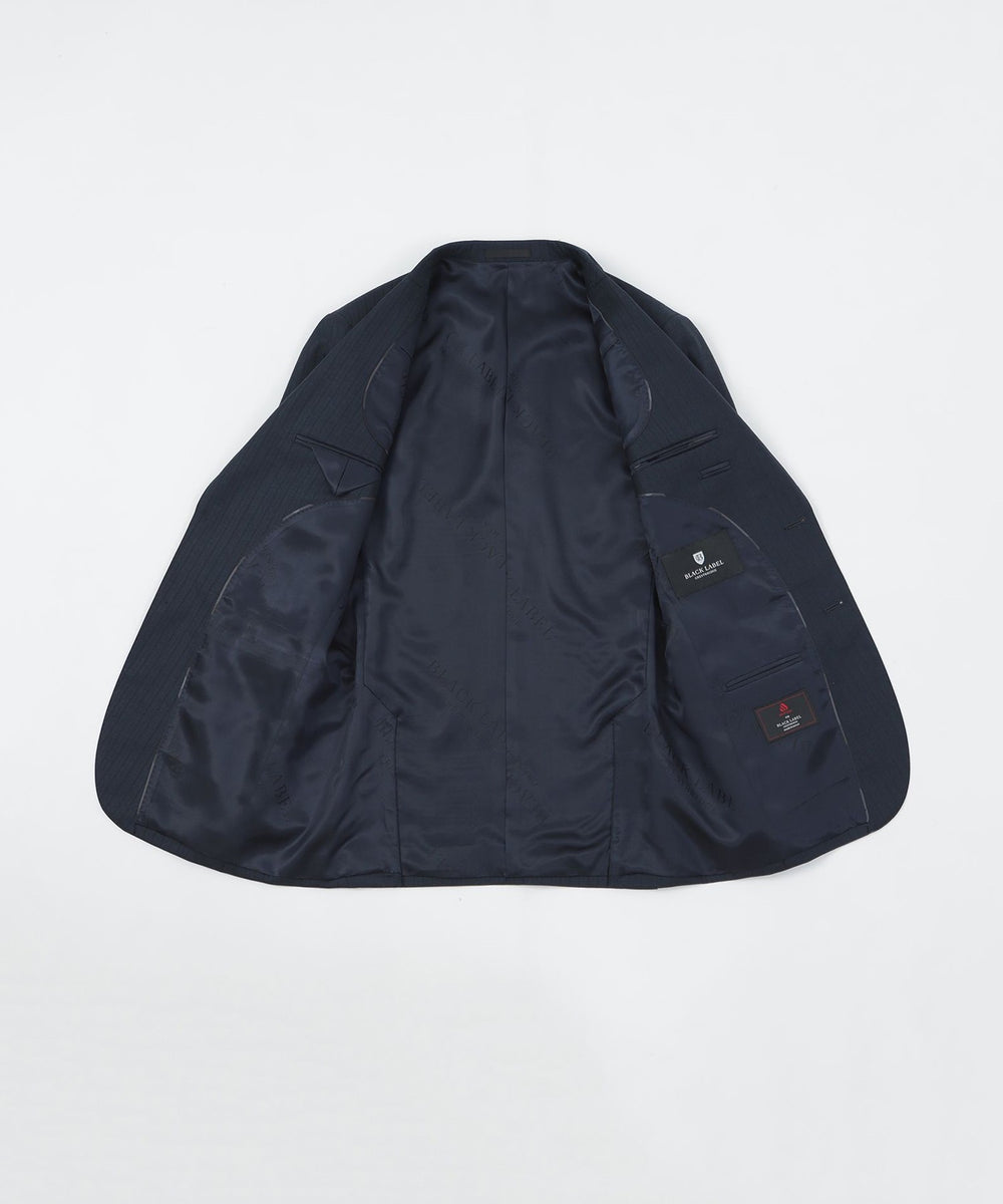 MIYUKIプルシャンブルーシャドーストライプスリーピーススーツ（スーツ