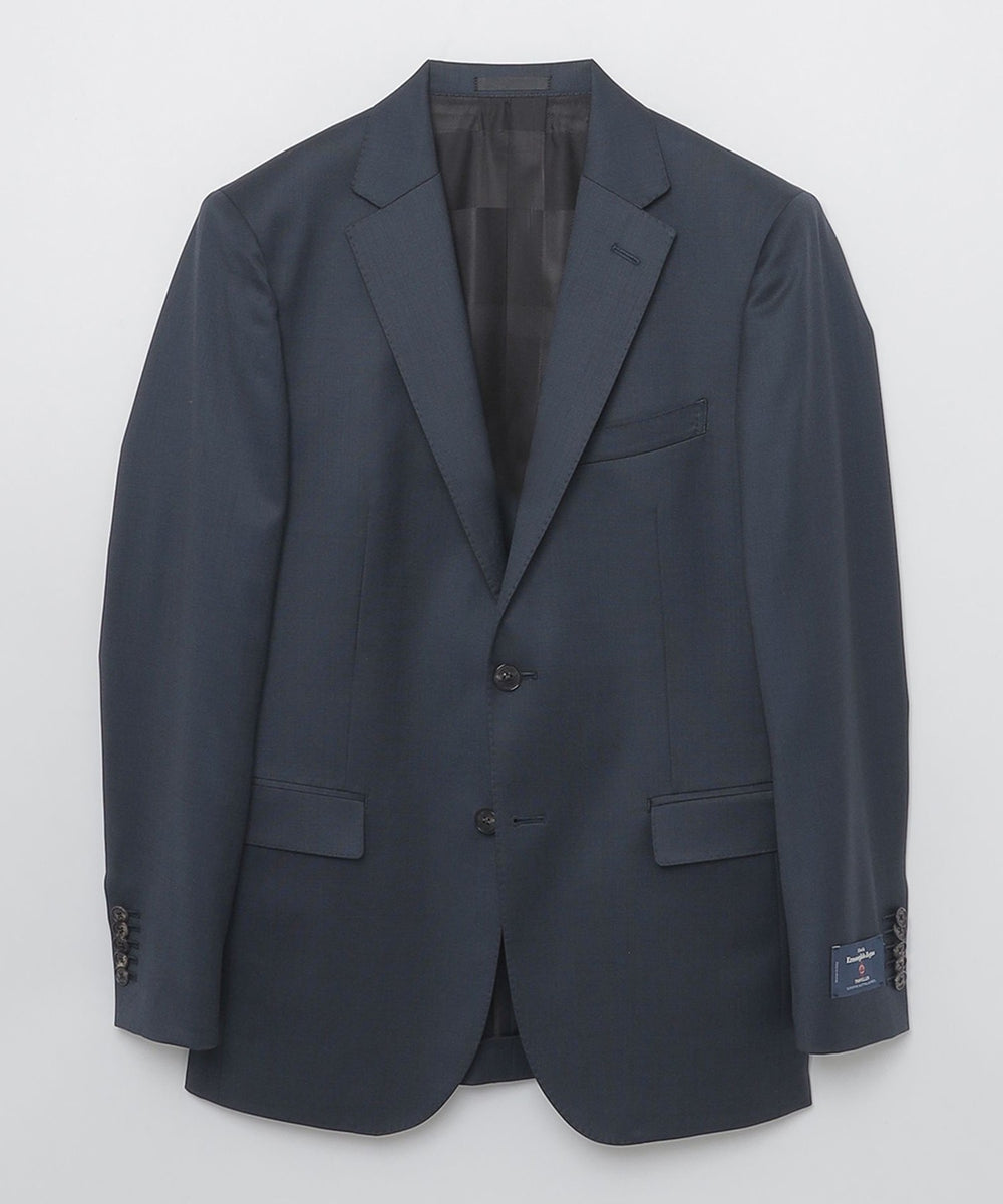一部店舗限定】Zegna TRAVELLER ネイビーピンヘッドスリーピーススーツ