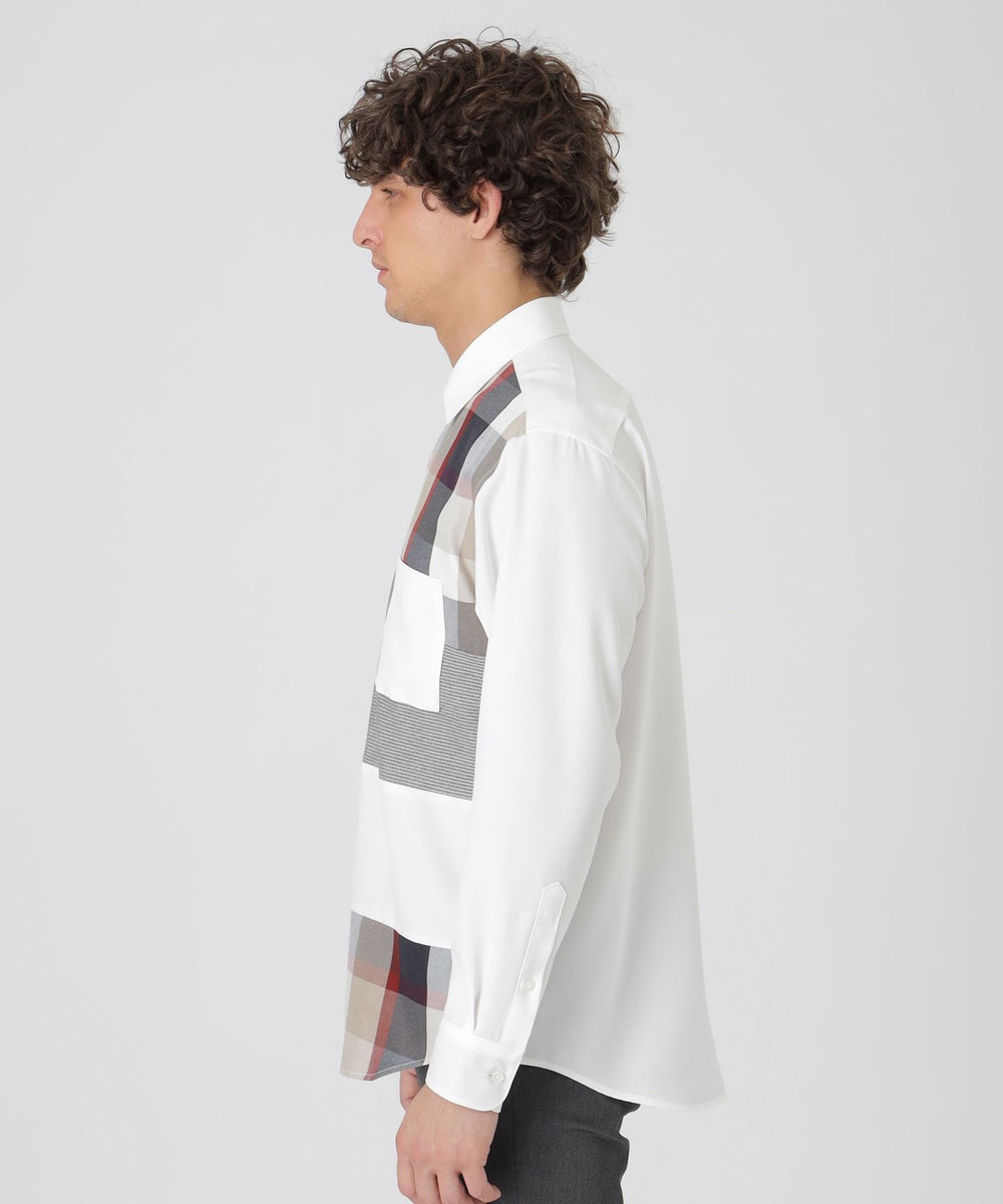 新品 4L ブラックレーベル クレストブリッジ CBチェック 速乾性 長袖シャツ 新品 4L ブラックレーベル クレストブリッジ CBチェック 速乾性 長袖