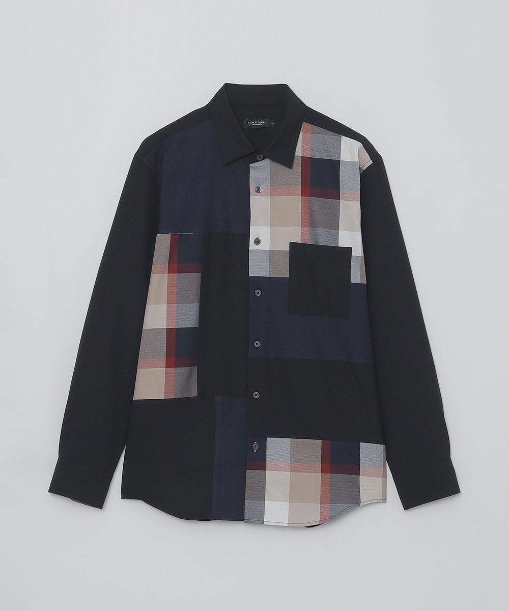 BLACK LABEL CRESTBRIDGE CBチェック パッチワークシャツ クレスブリッジチェックパッチワークシャツ（カジュアルシャツ