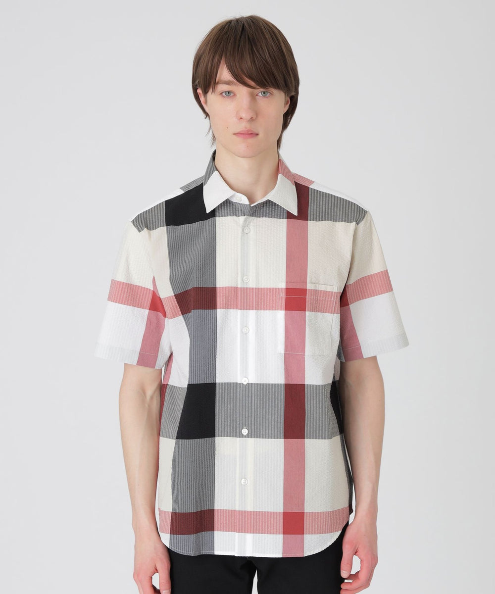 クレストブリッジチェックサッカーシャツ