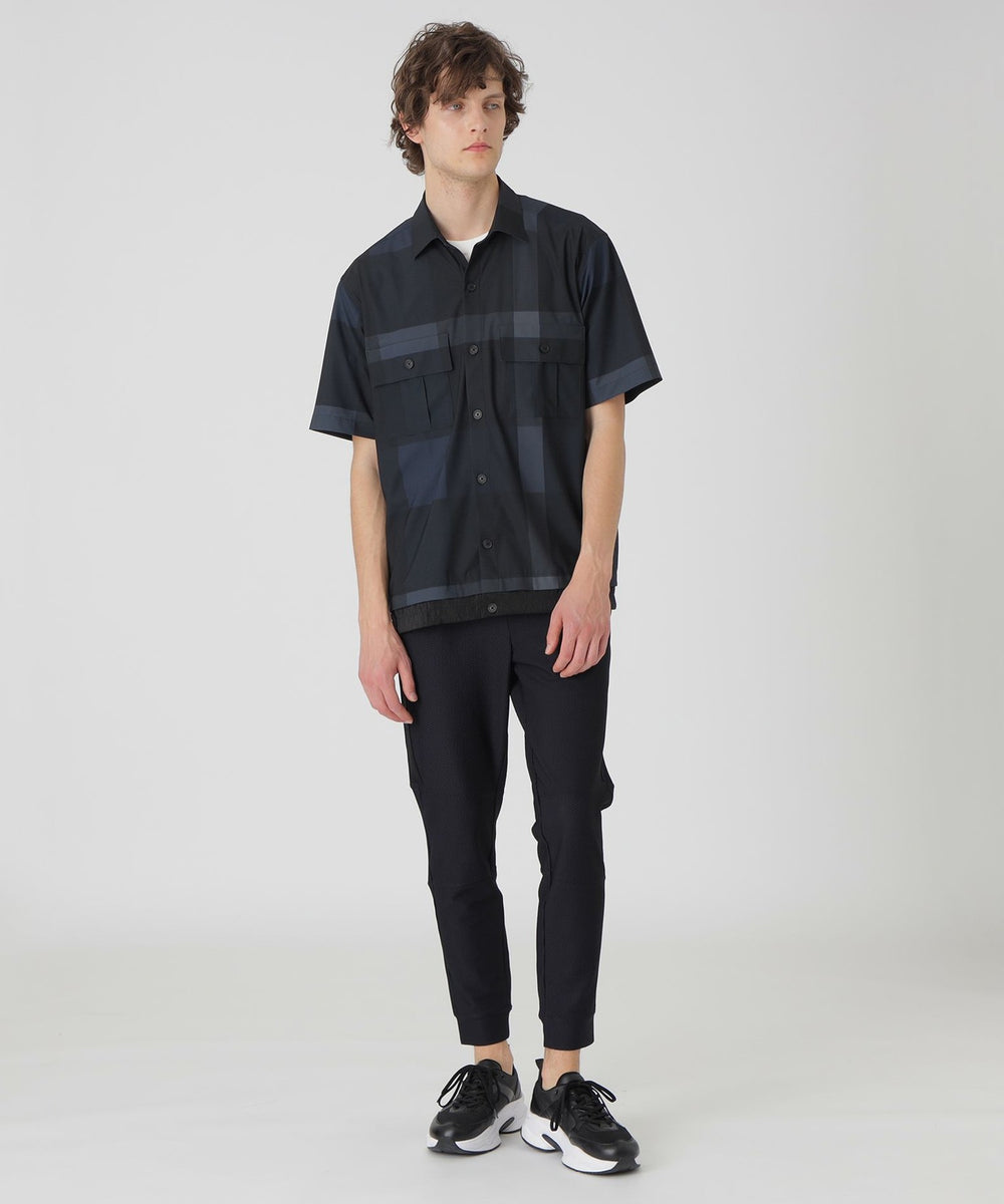 BLACK lab.】ビッグスケールチェックトリコットシャツ