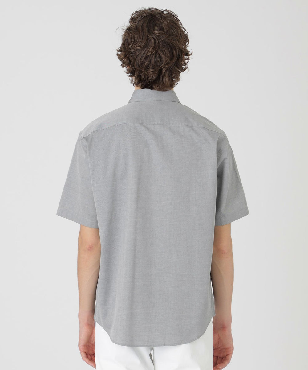 美品　ブラックレーベルクレストブリッジ　チェックパッチワークシャツ　半袖　M 一部店舗限定】クレストブリッジチェックパッチワークシャツ