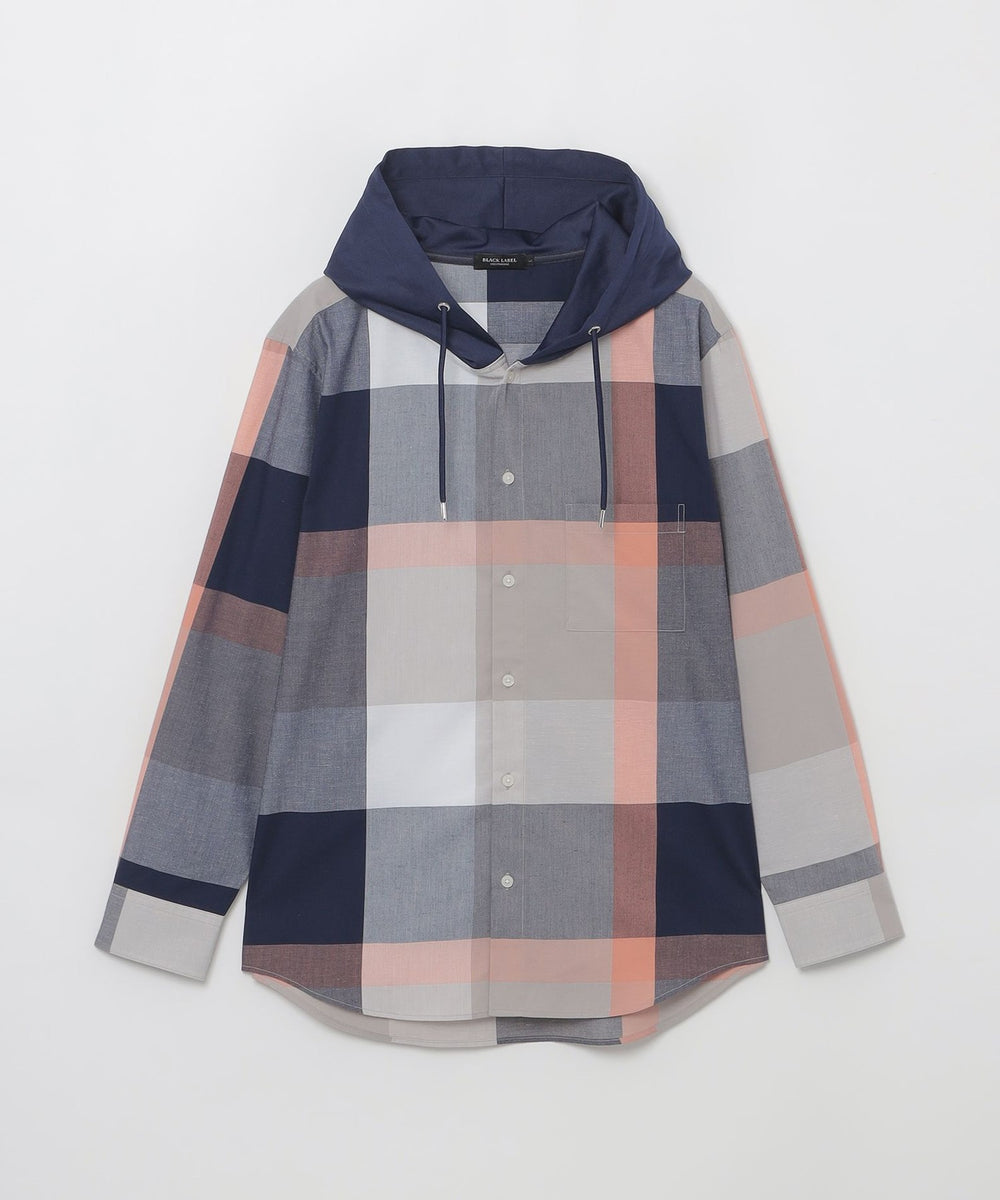 WEB限定】フードドッキングクレストブリッジチェックシャツ（WEB限定 
