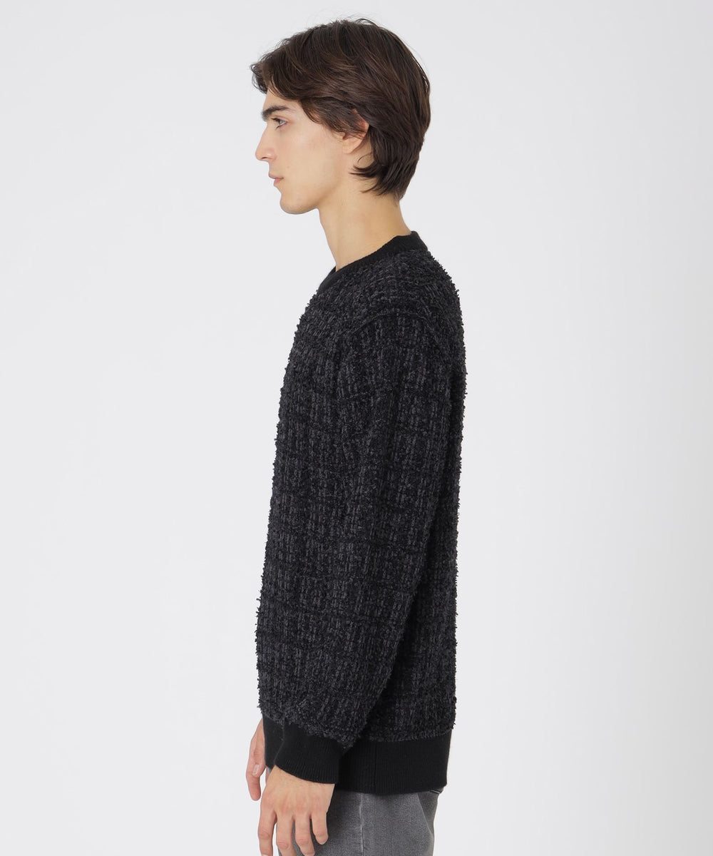 【新品・タグ付き】BRIEFING メンズ クルーネックニット 黒 ブラック M URBAN RESEARCH DOORS セーター ニット AIR FIT クルーネックニット